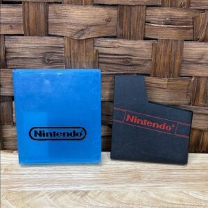 Nintendo Black and Blue Cartridge Holders